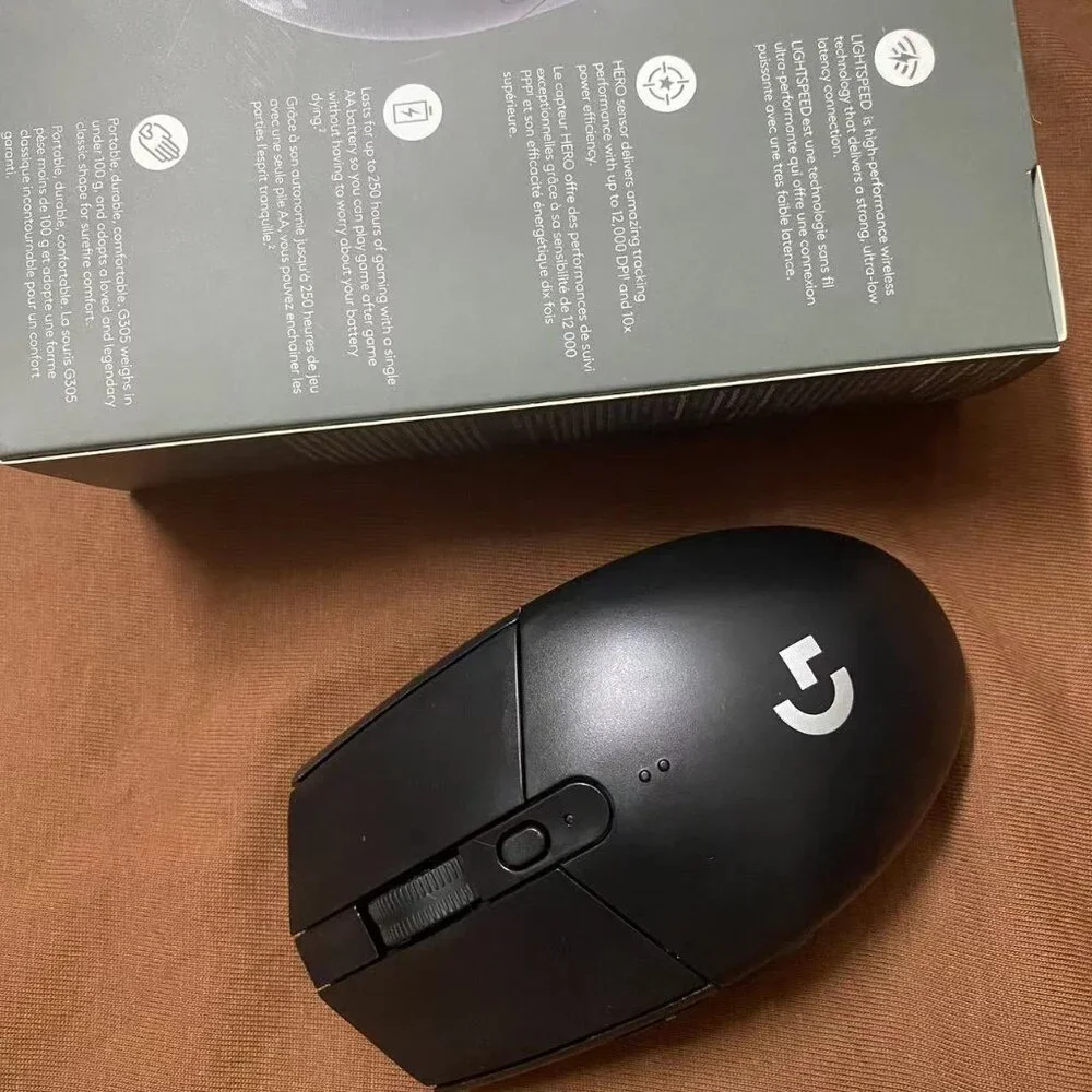 Logitech G305 Wireless Gaming Mouse - Black
